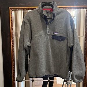 Patagonia Mens' Lightweight Synchilla Snap Fleece Pullover, size medium